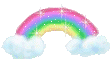 a sparkling rainbow